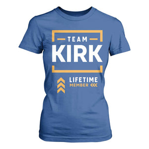 Team Kirk Lifetime Member T Shirt For Women American True Patriot Support TS02 Royal Blue Print Your Wear