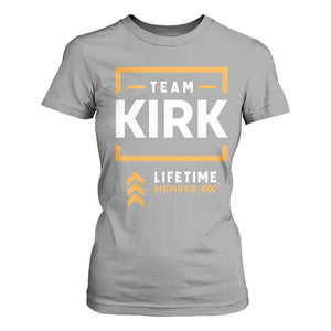 Team Kirk Lifetime Member T Shirt For Women American True Patriot Support TS02 Sport Gray Print Your Wear