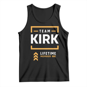 Team Kirk Lifetime Member Tank Top American True Patriot Support TS02 Black Print Your Wear