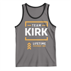 Team Kirk Lifetime Member Tank Top American True Patriot Support TS02 Deep Heather Black Print Your Wear