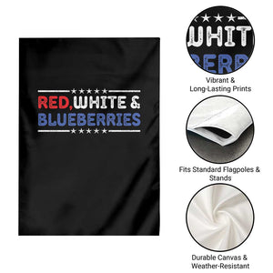 Red White and Blueberries Garden Flag Patriotic Tribute Memorial TS02 Print Your Wear