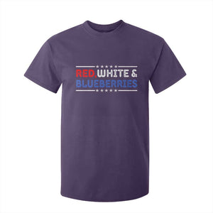 Red White and Blueberries T Shirt For Kid Patriotic Tribute Memorial TS02 Purple Print Your Wear