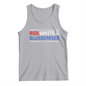 Red White and Blueberries Tank Top Patriotic Tribute Memorial TS02 Athletic Heather Print Your Wear