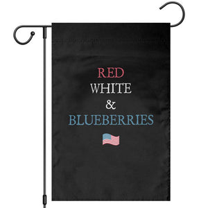 Red White and Blueberries Garden Flag Vintage American Flag Patriotic TS02 Black Print Your Wear
