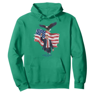 Charlie Kirk Tribute Hoodie A True Patriot American Flag Patriotic Eagle TS02 Irish Green Print Your Wear