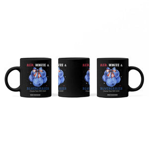 Red White and Blueberries Coffee Mug Charlie Kirk Tribute 1993 2025 Memorial TS02 Print Your Wear