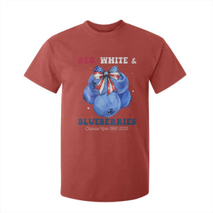 Red White and Blueberries T Shirt For Kid Charlie Kirk Tribute 1993 2025 Memorial TS02 Red Print Your Wear