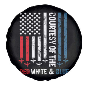 Courtesy of the Red White and Blue Spare Tire Cover US Military Patriotic American Flag TS02 Print Your Wear