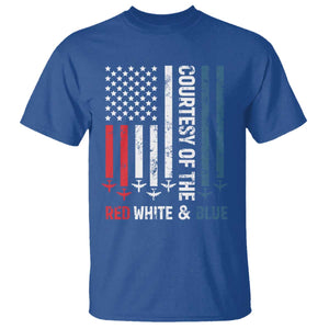 Courtesy of the Red White and Blue T Shirt US Military Patriotic American Flag TS02 Royal Blue Print Your Wear