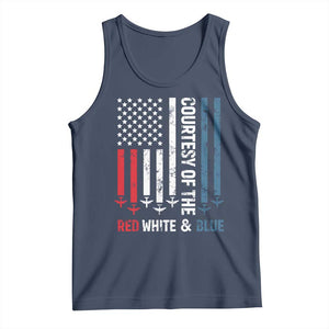 Courtesy of the Red White and Blue Tank Top US Military Patriotic American Flag TS02 Navy Print Your Wear
