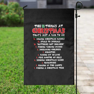 12 Pains of Christmas Parody Garden Flag Funny Twist on the 12 Days of Christmas Tradition TS02 Print Your Wear