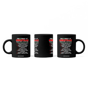 12 Pains of Christmas Parody Coffee Mug Funny Twist on the 12 Days of Christmas Tradition TS02 Print Your Wear