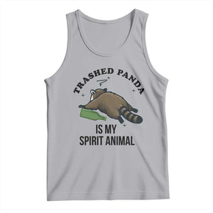Trashed Panda Is My Spirit Animal Tank Top Funny Drunk Raccoon Meme for Party People Hot Mess Energy TS02 Athletic Heather Print Your Wear