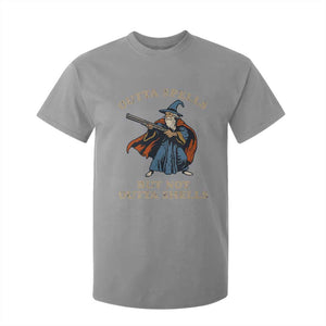 Outta Spells But Not Outta Shells T Shirt For Kid Funny Wizard Fantasy Meme TS02 Sport Gray Print Your Wear
