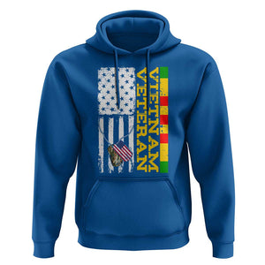 Vietnam Veteran Hoodie Honor Patriotic Soldier American Flag TS02 Royal Blue Print Your Wear