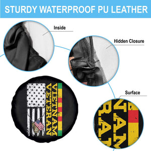 Vietnam Veteran Spare Tire Cover Honor Patriotic Soldier American Flag TS02 Print Your Wear