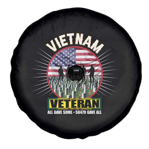 Vietnam Veteran Spare Tire Cover All Gave Some 58,479 Gave All Patriotic TS02 Print Your Wear