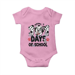 101 Days Of School Dalmatian Dogs Baby Onesie Happy 101th Day TS02 Light Pink Print Your Wear