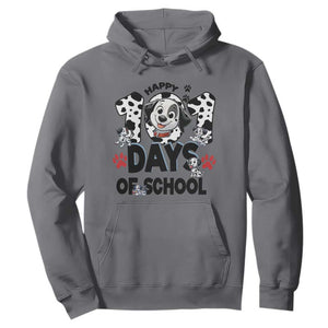101 Days Of School Dalmatian Dogs Hoodie Happy 101th Day TS02 Charcoal Print Your Wear