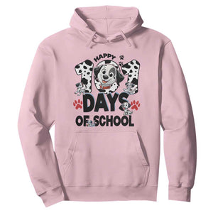 101 Days Of School Dalmatian Dogs Hoodie Happy 101th Day TS02 Light Pink Print Your Wear