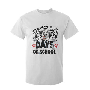 101 Days Of School Dalmatian Dogs T Shirt For Kid Happy 101th Day TS02 White Print Your Wear
