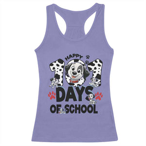 101 Days Of School Dalmatian Dogs Racerback Tank Top Happy 101th Day TS02 Violet Print Your Wear