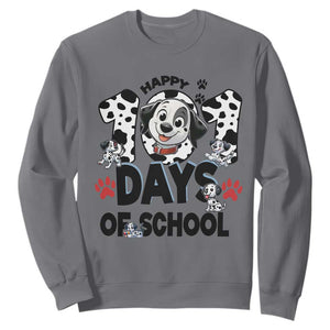 101 Days Of School Dalmatian Dogs Sweatshirt Happy 101th Day TS02 Charcoal Print Your Wear