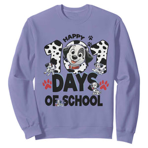 101 Days Of School Dalmatian Dogs Sweatshirt Happy 101th Day TS02 Violet Print Your Wear