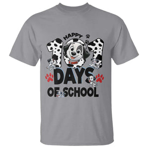 101 Days Of School Dalmatian Dogs T Shirt Happy 101th Day TS02 Sport Gray Print Your Wear