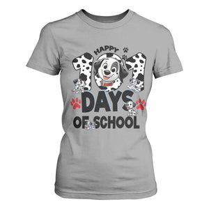 101 Days Of School Dalmatian Dogs T Shirt For Women Happy 101th Day TS02 Sport Gray Print Your Wear