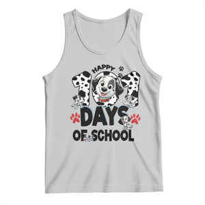 101 Days Of School Dalmatian Dogs Tank Top Happy 101th Day TS02 Ash Print Your Wear