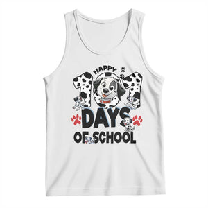 101 Days Of School Dalmatian Dogs Tank Top Happy 101th Day TS02 White Print Your Wear