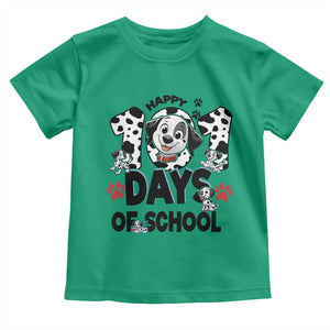 101 Days Of School Dalmatian Dogs Toddler T Shirt Happy 101th Day TS02 Irish Green Print Your Wear