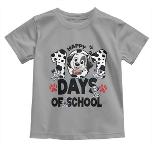 101 Days Of School Dalmatian Dogs Toddler T Shirt Happy 101th Day TS02 Sport Gray Print Your Wear