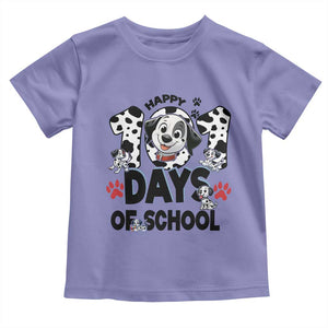 101 Days Of School Dalmatian Dogs Toddler T Shirt Happy 101th Day TS02 Violet Print Your Wear