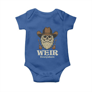 Weir Everywhere Western Skull Guitarist Baby Onesie Legendary Musician Memorial Retro Tribute for Fans TS02 Royal Blue Print Your Wear