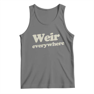Weir Everywhere Tank Top Legendary Musician Memorial Tribute for Fans TS02 Black Heather Print Your Wear