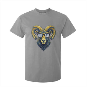 Cool Ram Game Day Bighorn Sheep Graphic T Shirt For Kid Bold Blue and Gold Fan TS02 Sport Gray Print Your Wear