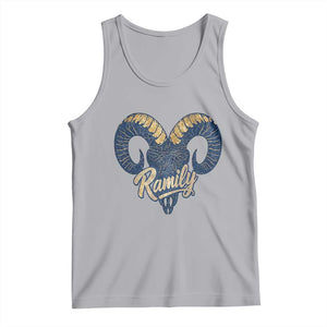Ramily Bighorn Sheep Skull Ram Lover Vintage Tank Top TS02 Athletic Heather Print Your Wear