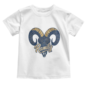 Ramily Bighorn Sheep Skull Ram Lover Vintage Toddler T Shirt TS02 White Print Your Wear
