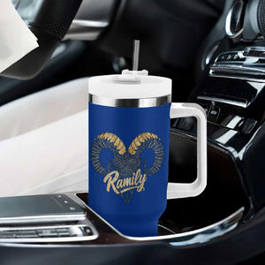 Ramily Bighorn Sheep Skull Ram Lover Vintage Tumbler With Handle TS02 Print Your Wear