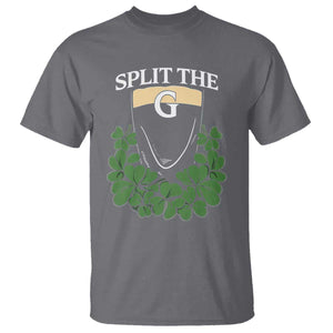 Split the G Funny Irish Stout Beer Drinking Game T Shirt St. Patrick’s Day Shamrocks Pub Crawl Crew TS02 Charcoal Print Your Wear