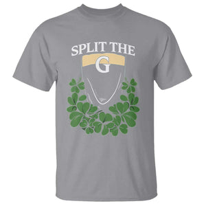 Split the G Funny Irish Stout Beer Drinking Game T Shirt St. Patrick’s Day Shamrocks Pub Crawl Crew TS02 Sport Gray Print Your Wear
