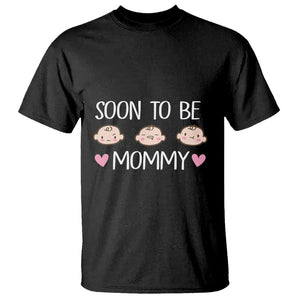 New Mom T Shirt Soon To Be Mommy TS02 Black Printyourwear