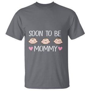 New Mom T Shirt Soon To Be Mommy TS02 Charcoal Printyourwear