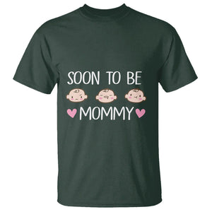 New Mom T Shirt Soon To Be Mommy TS02 Dark Forest Green Printyourwear
