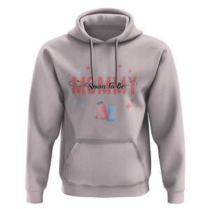 New Mom Hoodie Soon To Be Mommy TS02 Ice Gray Printyourwear