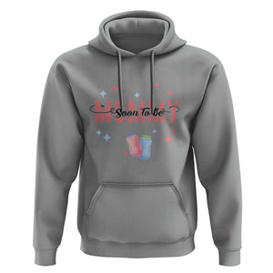 New Mom Hoodie Soon To Be Mommy TS02 Sport Gray Printyourwear