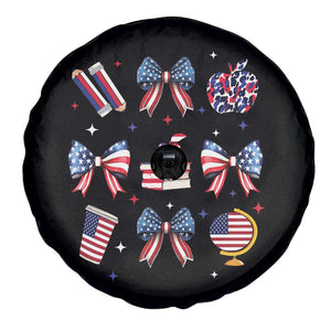 4th of July Teacher Student Spare Tire Cover Patriotic Teaching Learning Retro Coquette TS02 Print Your Wear