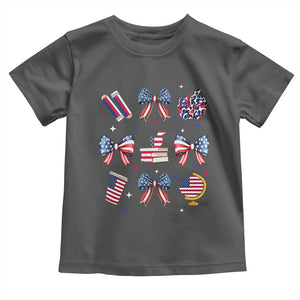 4th of July Teacher Student Toddler T Shirt Patriotic Teaching Learning Retro Coquette TS02 Dark Heather Print Your Wear
